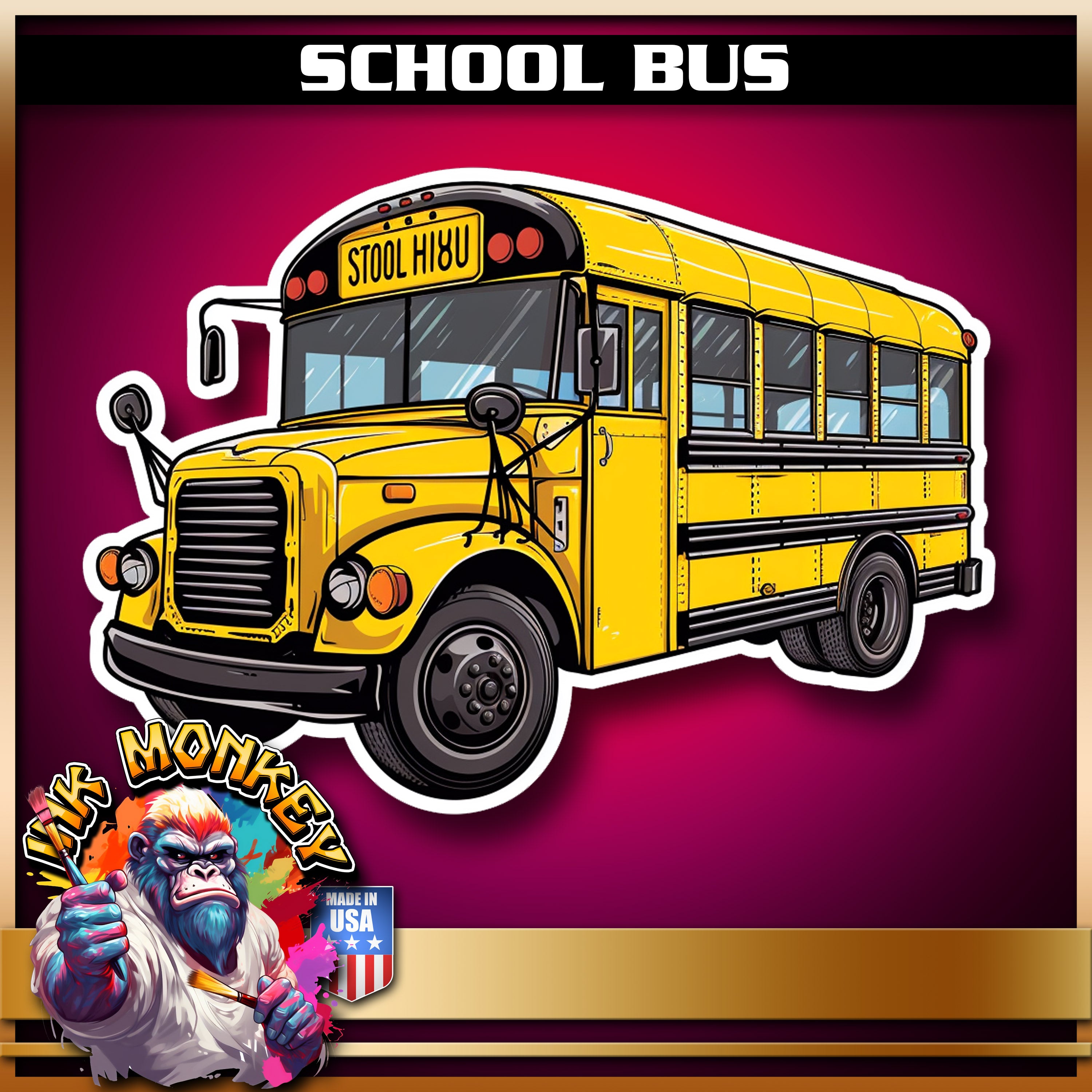 School Bus - Decal